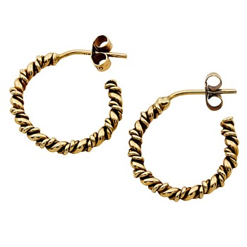 9ct Gold 2.7g Hoop Earrings